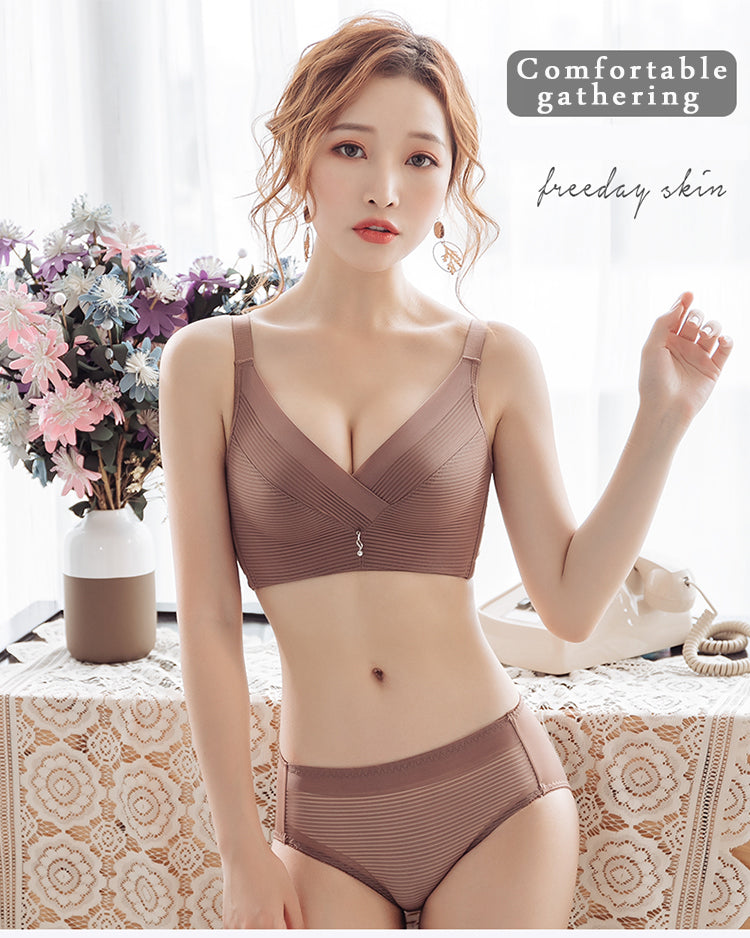 Thin underwear women without steel ring thin section Thin underwear women without steel ring thin section